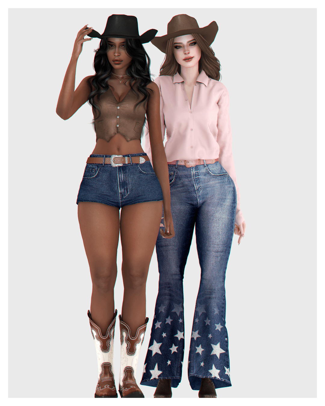Скриншот мода Сет одежды Ranch Girl Collection